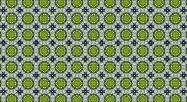 Geleneksel Asya dekoratif sınır tasarımı