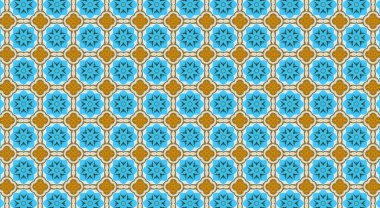 Geleneksel Asya dekoratif sınır tasarımı