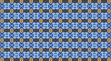 Soyut geometrik şekilli kusursuz desen