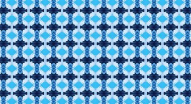 Geometrik şekilli kusursuz desen vektör çizimi