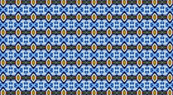 Soyut geometrik şekilli kusursuz desen