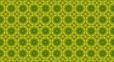 Soyut çiçeklerle kusursuz desen.