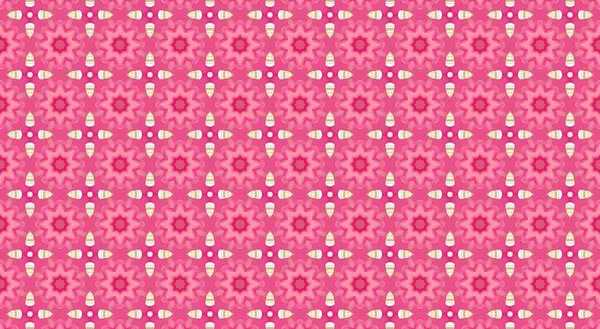 Soyut çiçeklerle kusursuz desen.