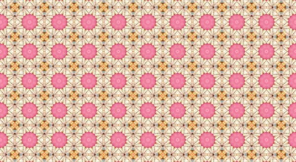 Seamless Pattern Abstract Flowers — Stock Photo, Image