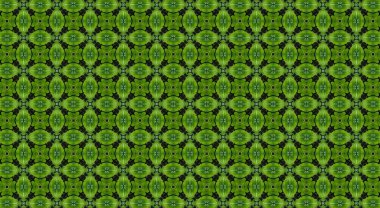 Raster Illustrasyon. Soyut çiçeklerle kusursuz desen.