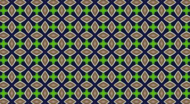 Geometrik şekilli kusursuz desen vektör çizimi