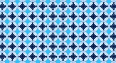 Geometrik şekilli kusursuz desen vektör çizimi