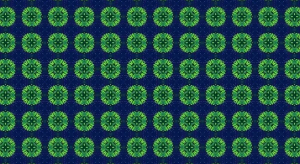 Abstract Green Floral Background Seamless Pattern — 图库照片