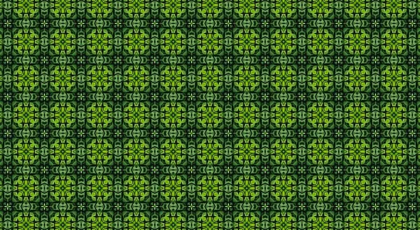 Растрова Ілюстрація Безшовний Візерунок Зеленими Чорними Точками — стокове фото