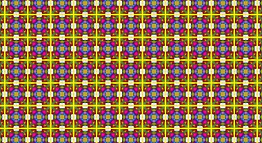 Soyut geometrik şekilli kusursuz desen