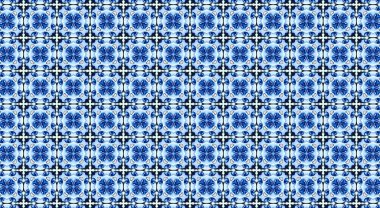 Geometrik karoların biçiminde kusursuz desen.