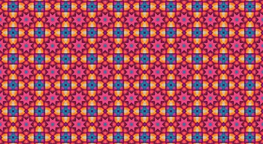 soyut renkli desen, modern illüstrasyon