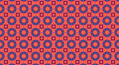 Renkli soyut şekillerin kusursuz deseni, vektör illüstrasyonu