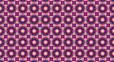 soyut geometrik renk desenli vektör çizimi