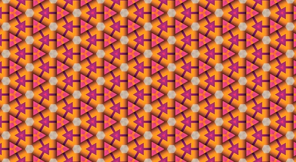 Abstract Geometrisch Patroon Met Driehoeken Vectorillustratie — Stockfoto