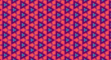 üçgenli soyut geometrik desen, vektör illüstrasyonu