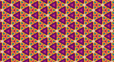 üçgenli soyut geometrik desen, vektör illüstrasyonu