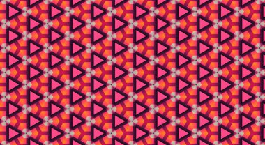 üçgenli soyut geometrik desen, vektör illüstrasyonu