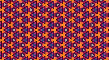 üçgenli soyut geometrik desen, vektör illüstrasyonu
