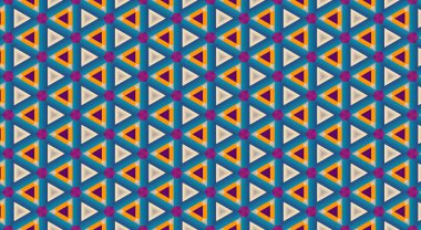 üçgenli soyut geometrik desen, vektör illüstrasyonu