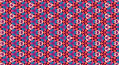 soyut geometrik renk desenli vektör çizimi