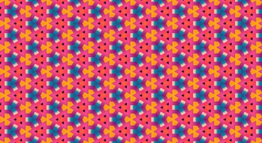 soyut geometrik renkli desen, vektör illüstrasyonu