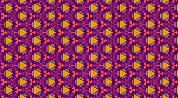 抽象的な幾何学的なカラフルなパターン — ストック写真