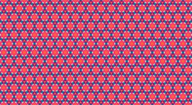 Geometrik şekilli kusursuz desen, vektör illüstrasyonu