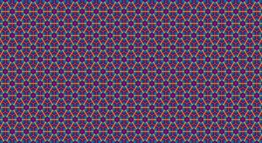 Geometrik şekilli kusursuz desen, vektör illüstrasyonu