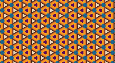 üçgenli soyut geometrik desen, vektör illüstrasyonu