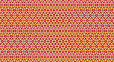 Geometrik şekilli kusursuz desen, vektör illüstrasyonu