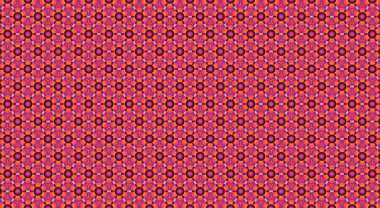 Geometrik şekilli kusursuz desen, vektör illüstrasyonu