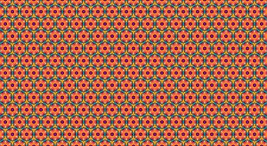 soyut geometrik renkli desen, vektör illüstrasyonu