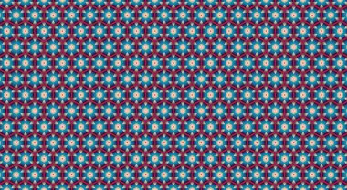 Soyut geometrik şekilli kusursuz desen