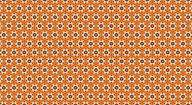 Geometrik şekilli kusursuz desen, vektör illüstrasyonu