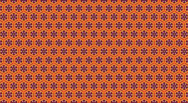 Geometrik şekilli kusursuz desen, vektör illüstrasyonu