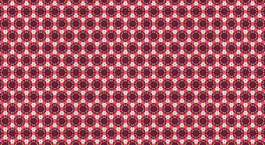 Geometrik şekilli kusursuz desen. vektör illüstrasyonu