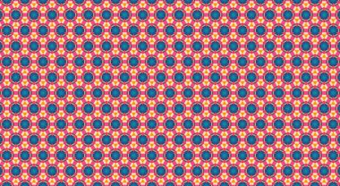 Geometrik şekilli kusursuz desen, vektör illüstrasyonu