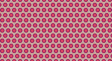 Geometrik şekilli kusursuz desen. vektör illüstrasyonu