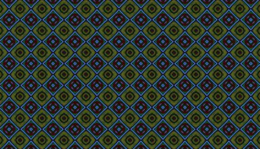 Geometrik şekilli kusursuz desen, vektör illüstrasyonu