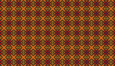 Geometrik şekilli kusursuz desen, vektör illüstrasyonu