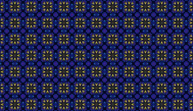 Geleneksel Portekiz fayanslarının tarzında kusursuz desen.