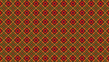 Soyut geometrik şekillerin kusursuz deseni. vektör illüstrasyonu