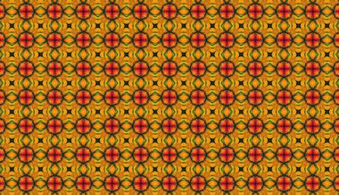 Soyut çiçeklerle kusursuz desen.