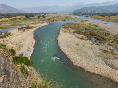 Dağdan Nehir Vuruşu 'nun havadan görünüşü