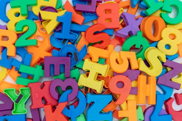 Letters Numbers Kids Preschool Learning —  Fotos de Stock