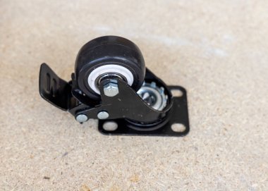 Kilit düğmeli mobilya tekerleği