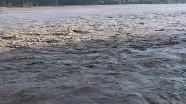 Flood Pakistan Heavy Rain Storm Valley — Stok Video
