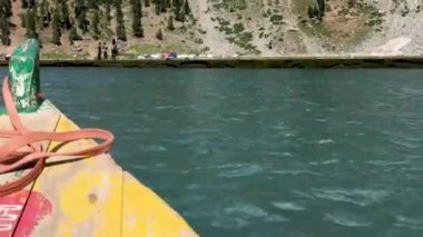 A beautiful boat in mahodand lake, kalam swat, Pakistan
