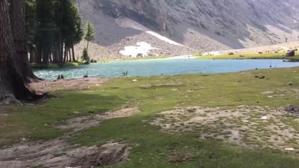 Saifullah Lake Blue Water View Mahodand Kalam — Stock video